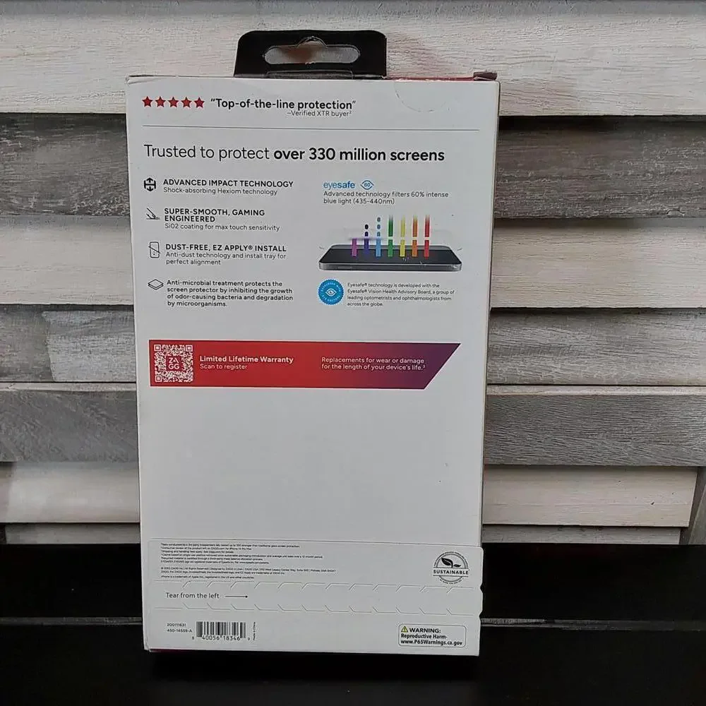ZAGG Apple iPhone 15 Plus Glass XTR Screen Protector